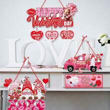 情人節派對裝飾,情人節心形門衣架,婚禮派對裝飾牆壁裝飾品 - 彩色 - 查看 6