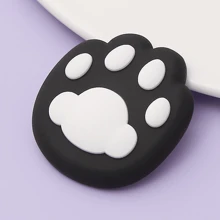 立體貓爪矽膠防撞貼紙，卡通創意可愛柔軟橡膠防滑墊，耐高溫防燙墊。適用於門把手、冰箱門、馬桶蓋、桌子、椅子、牆壁等表面。可作家具保護墊。3入組。 - 彩色 - 查看 9