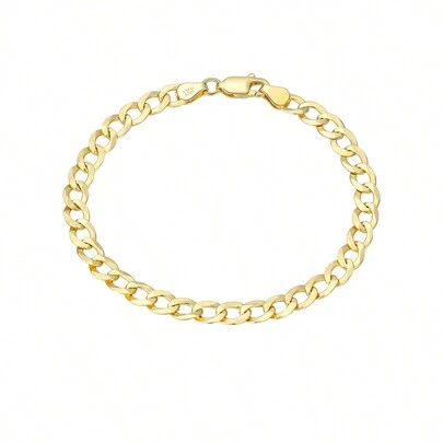 1入組正品925純銀手鏈,獨特的鑽石切割鏈條,男女手鏈華麗的珠寶禮物,送給生日派對周年慶日的禮物