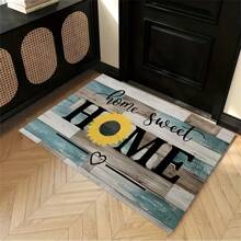 1入組廚房地墊,入口門墊,可水洗柔軟防滑水晶絨地毯,適用於所有季節 - 彩色 - 查看 6