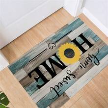 1入組廚房地墊,入口門墊,可水洗柔軟防滑水晶絨地毯,適用於所有季節 - 彩色 - 查看 4