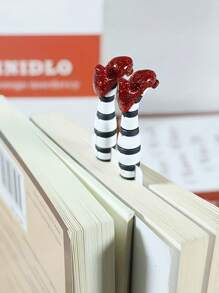 1入有趣的3d高跟鞋造型書籤禮物 - 白色 - 查看 1