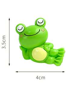 4入組樹脂工藝小青蛙雕像,適用於花園裝飾和模擬 - 綠色 - 查看 9
