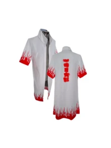 Naru To Hokage Cosplay Kimono, 1 Piece - Apricot - View 3