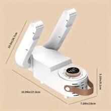 1pc Shoe Dryer, Boot Dryer, Portable Multifunctional Folding Temperature Control Timing Ultraviolet Sterilization,Eliminate Odors, Suitable For All Kinds Of Shoes - White - View 8