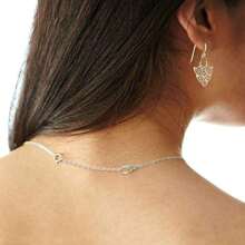 Necklace Extenders, Silver Plated Chain Extenders For Necklaces, Silver Necklaces Bracelet Anklet Extender For Women Jewelry Making Summer, School