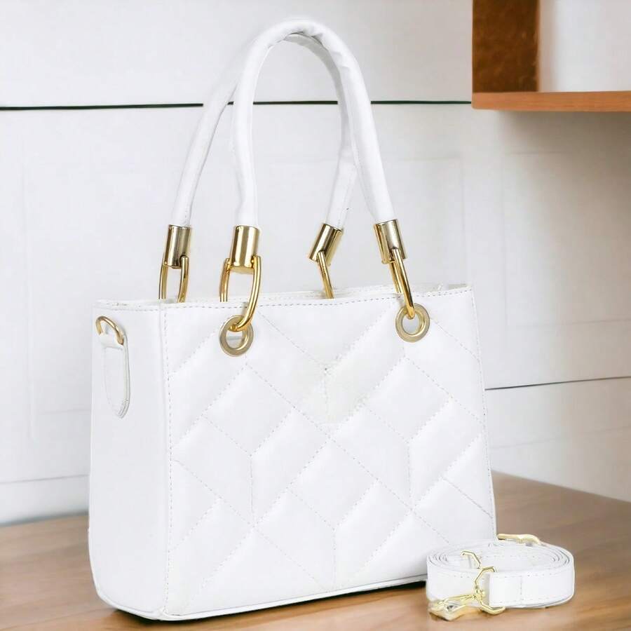 Women Shoulder Bags - 白色 - 查看 1