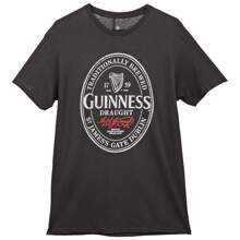 Guinness Draught Classic Logo T-Shirt - Black - View 3