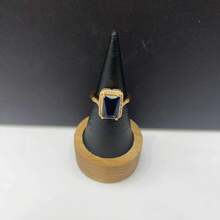 1 Pc 18K CHAMPAGNE GOLD PLATED RING: Three Colors, Pure Copper, Open-Ending For Women - 030057-red - View 1