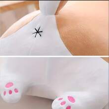 1 件圓眼肥狗毛絨玩具娃娃,毛絨動物玩具枕頭,娃娃枕頭柔軟羽絨 - 棕色圓眼35cm - 查看 5