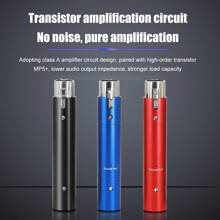 Dynamic Microphone Amplifier With Strong Noise Reduction And Gain For Clean And Powerful Recording And Dubbing, Stage Preamp - Black - View 4