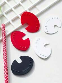 5pCS Sealing Cover, Can Cup Cover, Dust, Fresh Cover, Mini Baffle - Multicolor - View 5