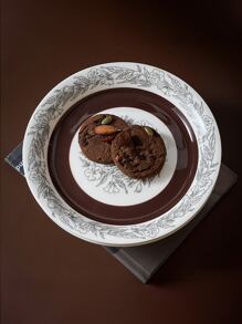 1 Set Hibiscus Flower Pattern Dessert Plate, Used For Cake And Sweet Snack In Restaurant, Coffee Shop Or Home - Hibiscus Flower Plate - View 1