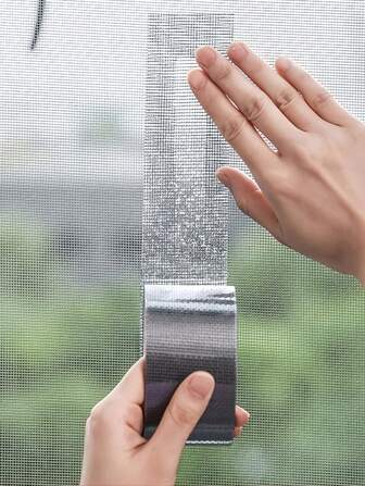 2m/Roll 5cm Wide Mesh Adhesive Repair Tape Door Window Screen Repair Patch Tape Screen Repair Kit For Covering Holes Tears