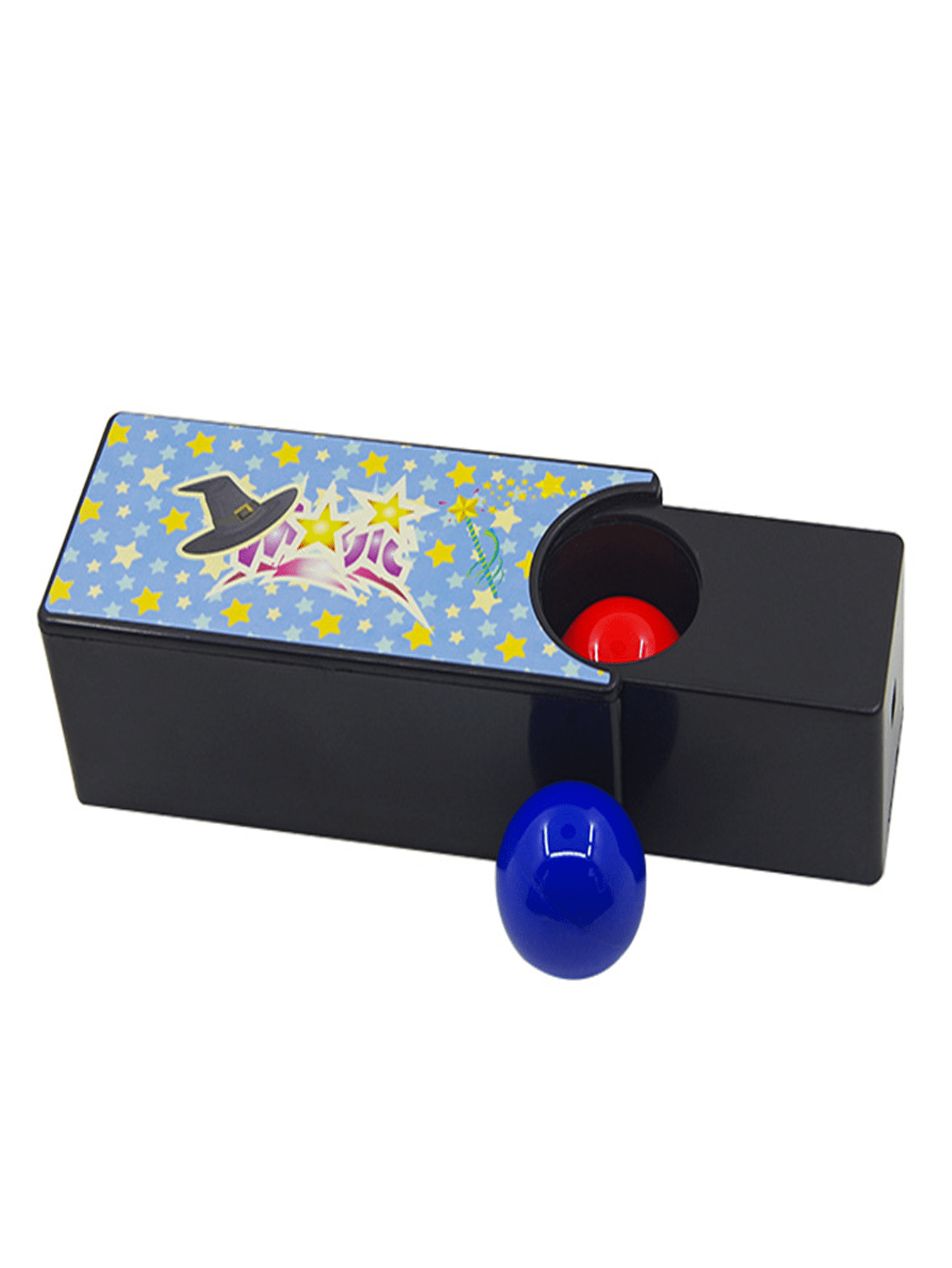 Magic Trick Box Set With Two Balls, Red Ball Changing Into Blue, Fun