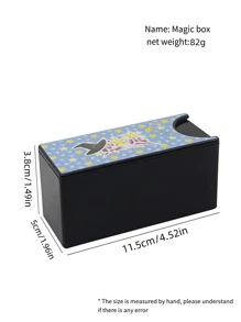 Magic Trick Box Set With Two Balls, Red Ball Changing Into Blue, Fun And Endless - Black - View 6