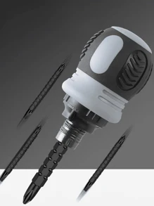 13pcs/Set Extendable Ratchet Screwdriver Set, 12 Kinds Of Screwdriver Heads, Double-Headed Efficient Screwdriver, High Hardness Batch Head, Multi-Functional Screwdriver - Multicolor - View 9