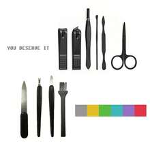 黑色指甲剪套裝,帶有指甲剪,修甲和修腳工具 - 彩色 - 查看 8