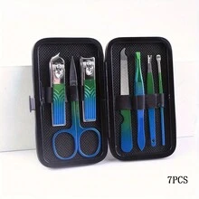 黑色指甲剪套裝,帶有指甲剪,修甲和修腳工具 - 彩色 - 查看 1