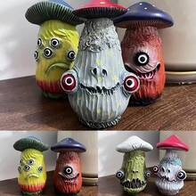 蘑菇雕塑樹脂手工藝品家居花園桌面裝飾擺件 - A - 查看 3