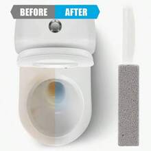 1/3 Peças Pedra De Limpeza Para Vasos Sanitários Pedra-pomes Natural Escova De Vasos Sanitários Pedra De Limpeza Rápida Com Cabo Longo Ferramenta De Banheiro