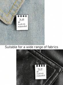 1入組簡約設計迷你文具&備忘錄紙夾卡通檢查清單胸針 - 白色 - 查看 4