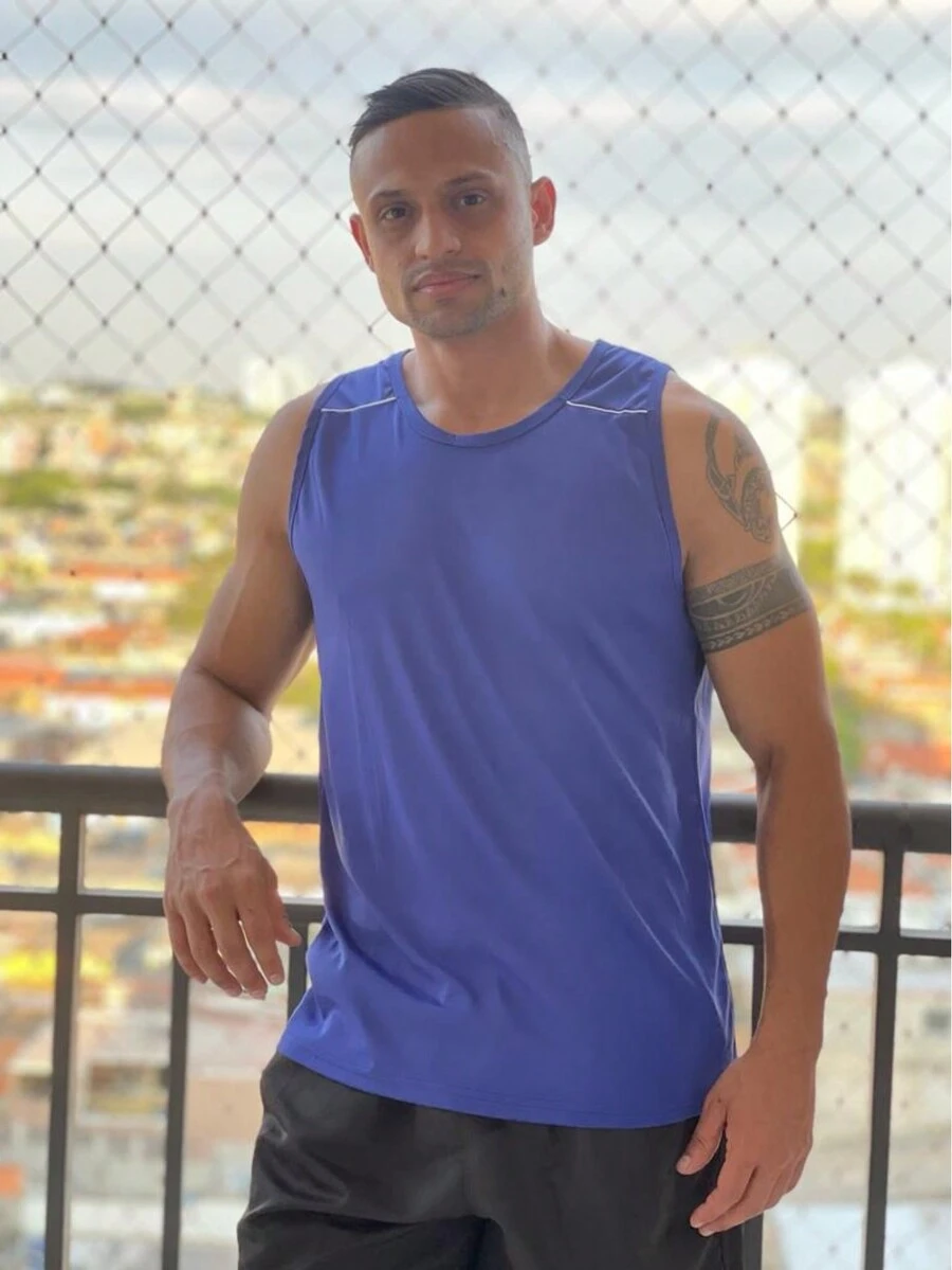 Men Tank Tops - Blau - Übersicht 1