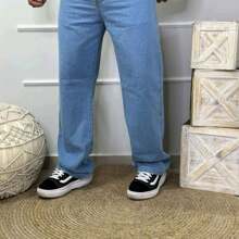 Men Jeans - 淺色水洗藍 - 查看 4