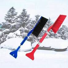 Superior Ice Scraper With Squeegee For Car Windshield- Durable Snow Brush And Ice Remover- Perfect Automotive Accessory - Red - View 5