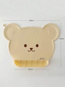 1 st Baby Bear silikon vattentät värmebeständig antiläckage bordsunderlägg, lämplig för spädbarnsmatning - Gul - Visa 6