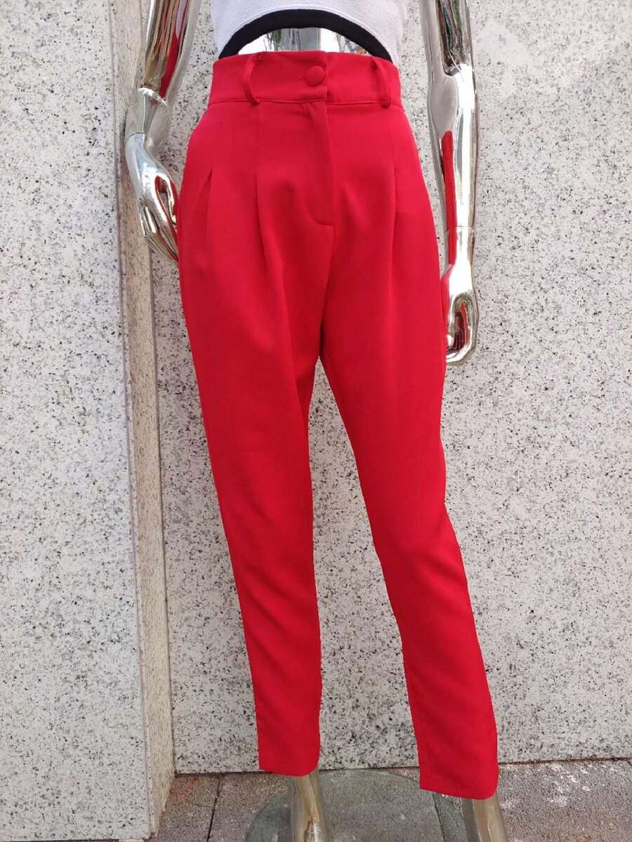 Women Pants - Đỏ - Xem 1