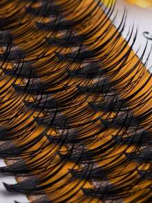 Cílios Tufos Sem Nó 30d Nesura Eyelash 0.07 D caixinha unitária do 9 ao 14mm Cílios Extensão De Maquiagem Volume - D - Visão 4