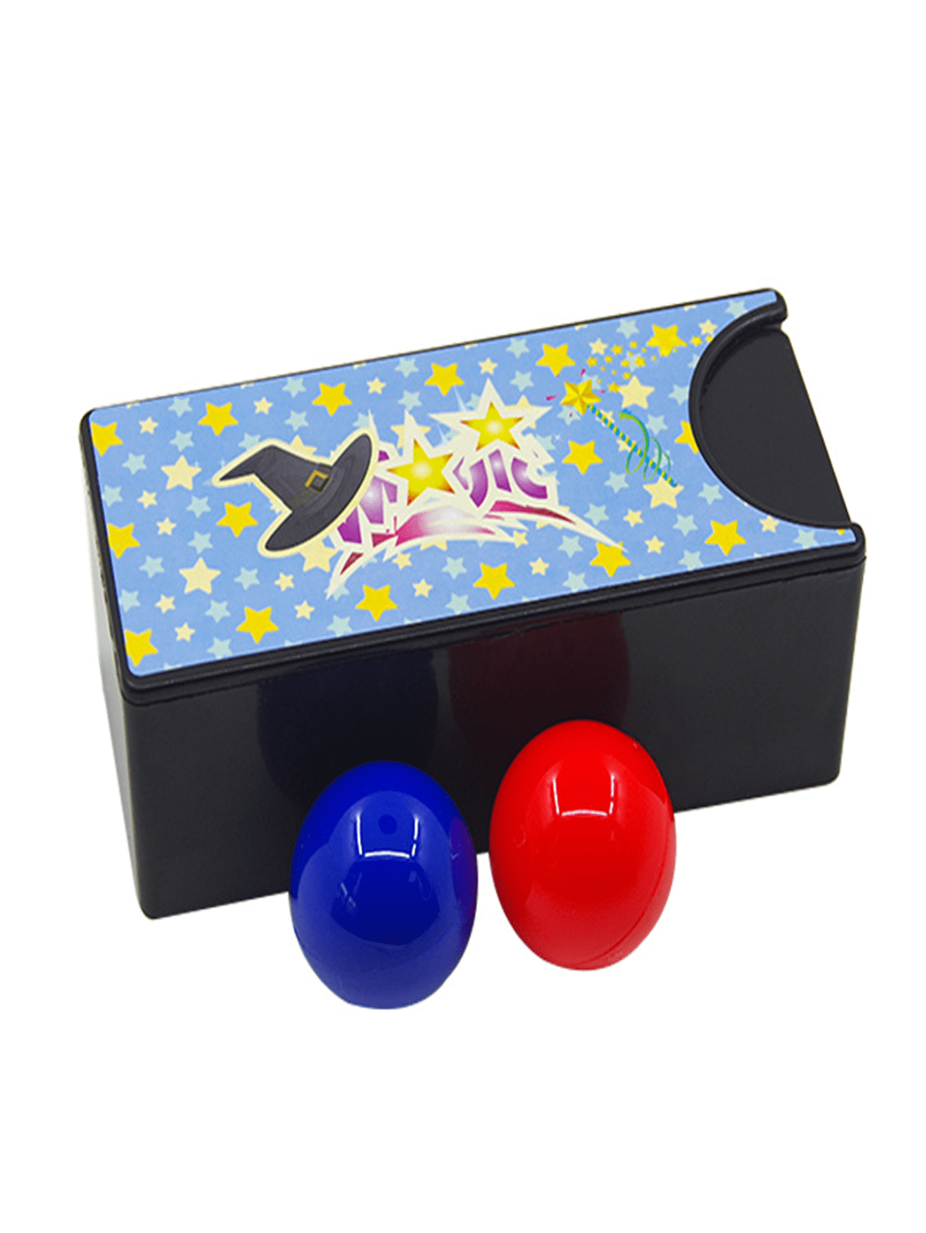 Magic Trick Box Set With Two Balls, Red Ball Changing Into Blue, Fun