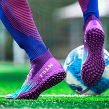 Seamless Technology Men's Soccer Shoes, With Grass Spike For Adults, Students And Teenagers, Anti-Slip And Wear-Resistant Training Shoes For Team Competitive Sports Ronaldo  Cleats - Multicolor - View 10