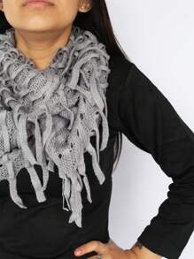 Women's Scarves And Handkerchiefs Woven Scarf With Beards
