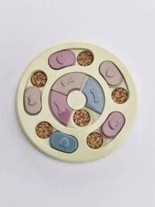 1pc Green Dog Interactive Toy Slow Feeder Bowl Tumbler Toy Cat And Dog Puzzle Toy, Pet Training And Intelligence, Slow Feeder Bowl For Pet Only - Green - View 1