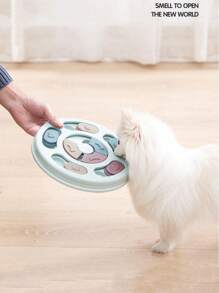 1pc Green Dog Interactive Toy Slow Feeder Bowl Tumbler Toy Cat And Dog Puzzle Toy, Pet Training And Intelligence, Slow Feeder Bowl For Pet Only - Green - View 7