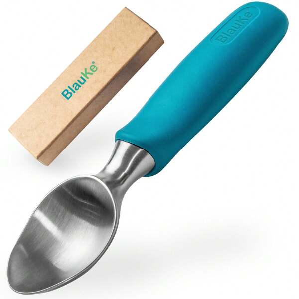 BlauKe® Stainless Steel Ice Cream Scoop - Professional Ice Scooper