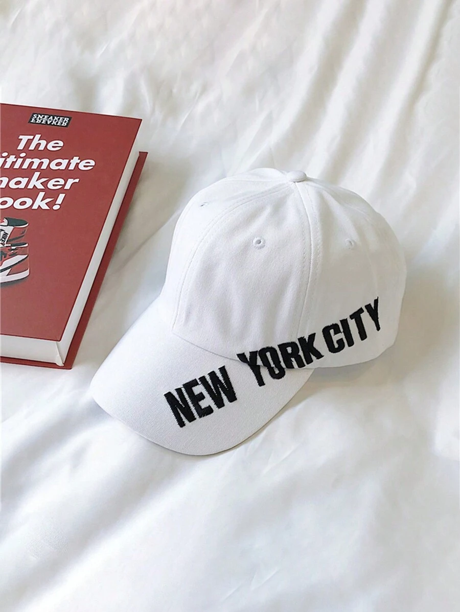 Men's New York City Baseball Cap Casual - White - View 1