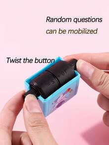 1個數學挑戰減壓玩具,具有加法和減法練習印章和滾輪 - 藍色 - 查看 4