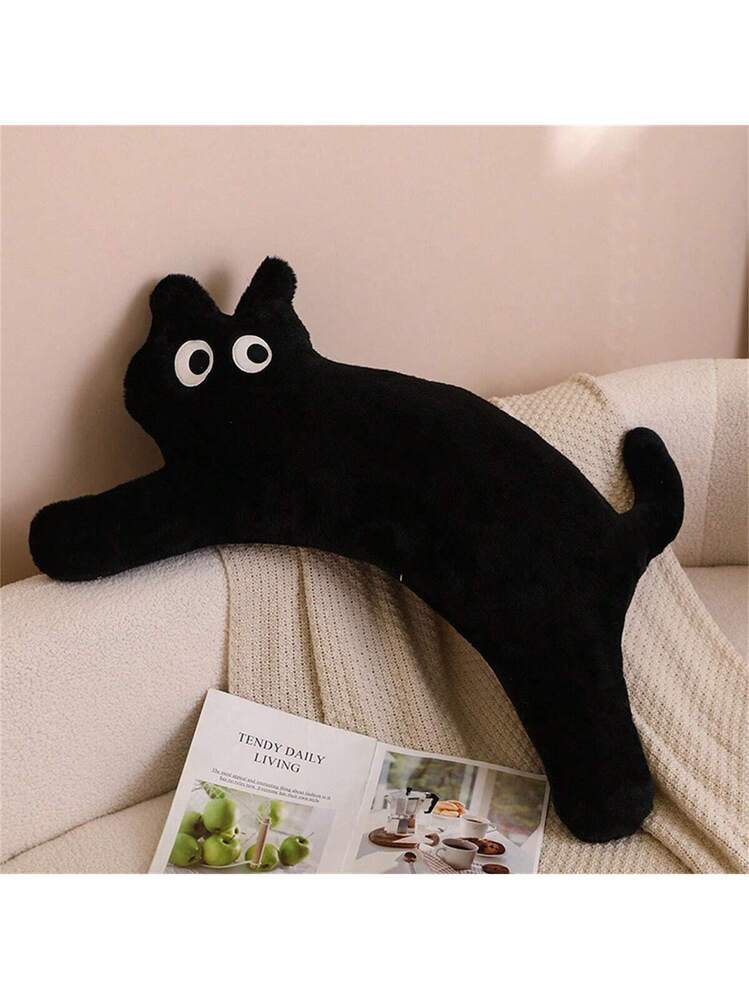JOCCIK Piumino e gatti nero morbido cuscino peluche bambola di peluche regalo di Natale festa di compleanno