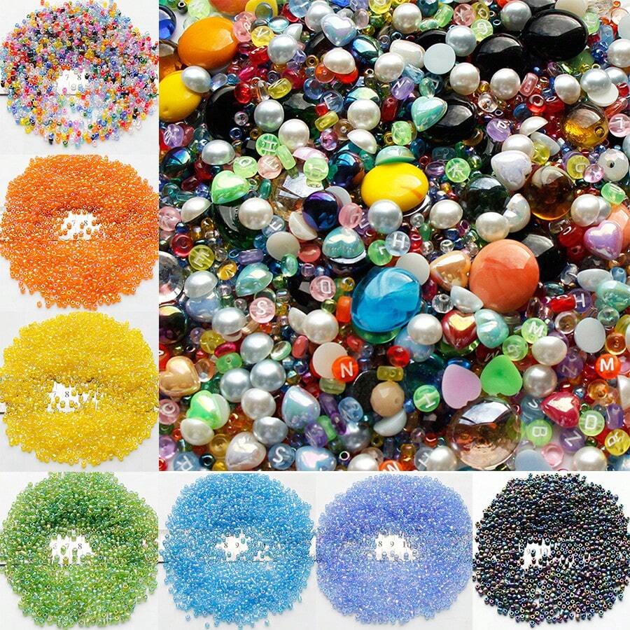 100 克/包彩色壓克力珠用於手鍊製作套件,半透明手鍊珠彩色小馬珠手工馬賽克拼貼珠適用於 Diy 創作、手工藝品和其他工藝品裝飾珠寶製作用品 - 天藍色 - 查看 1