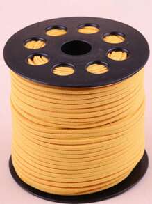 10m 2.5mm Suede Velvet Braided Leather Cord, Suitable For Gift Wrapping, Flower Arrangement, Diy Handmade Art Jewelry Accessory, Necklace, Bracelet Making Supplies - 10 meters without reel - View 25