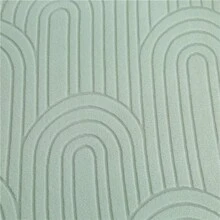 1 件裝下擺椅套提花天鵝絨裙椅套飯店和家用 - 綠色 - 查看 6