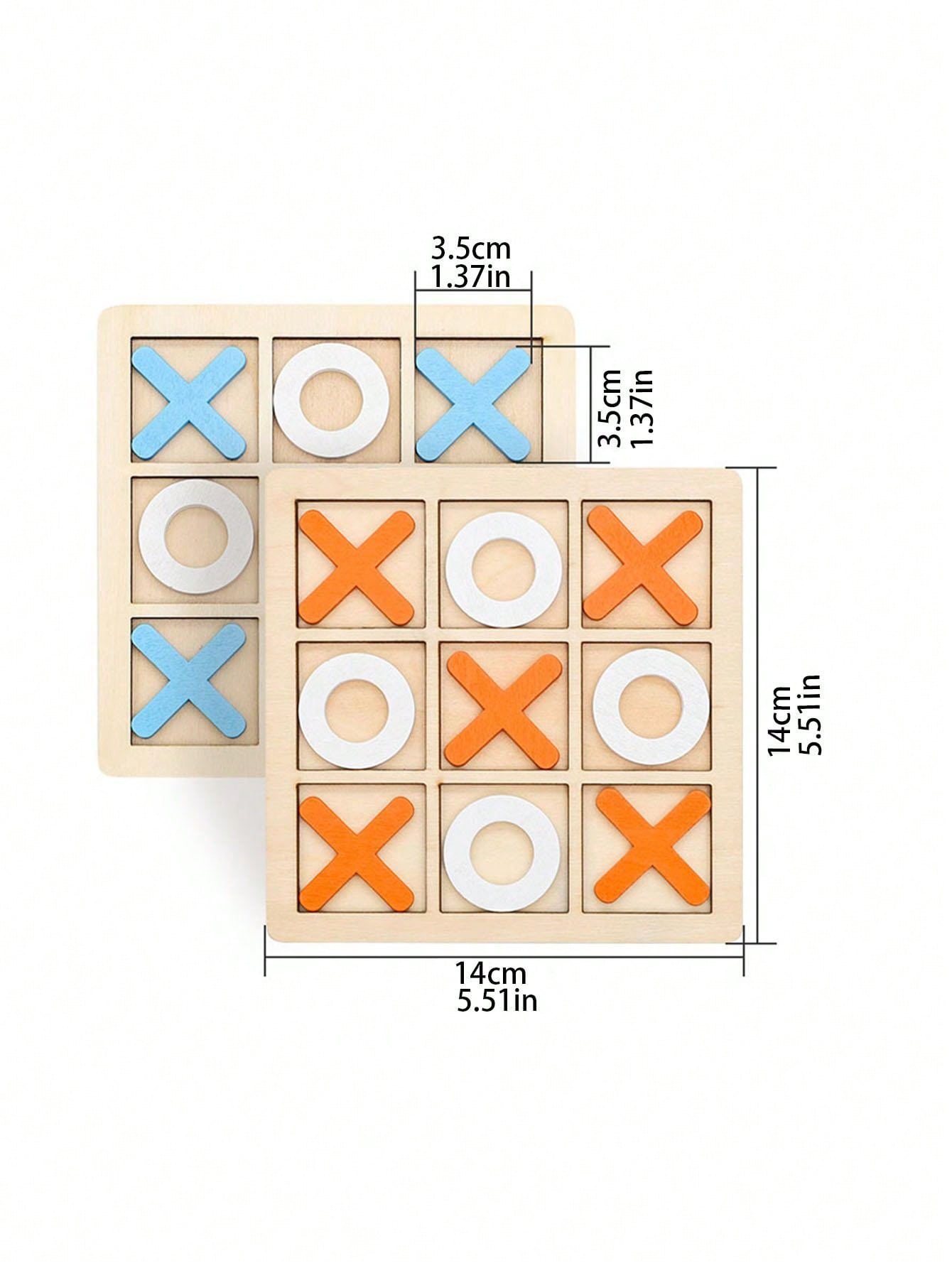 Jiugongge Tic Tac Toe Board Block Board Game SHEIN UK
