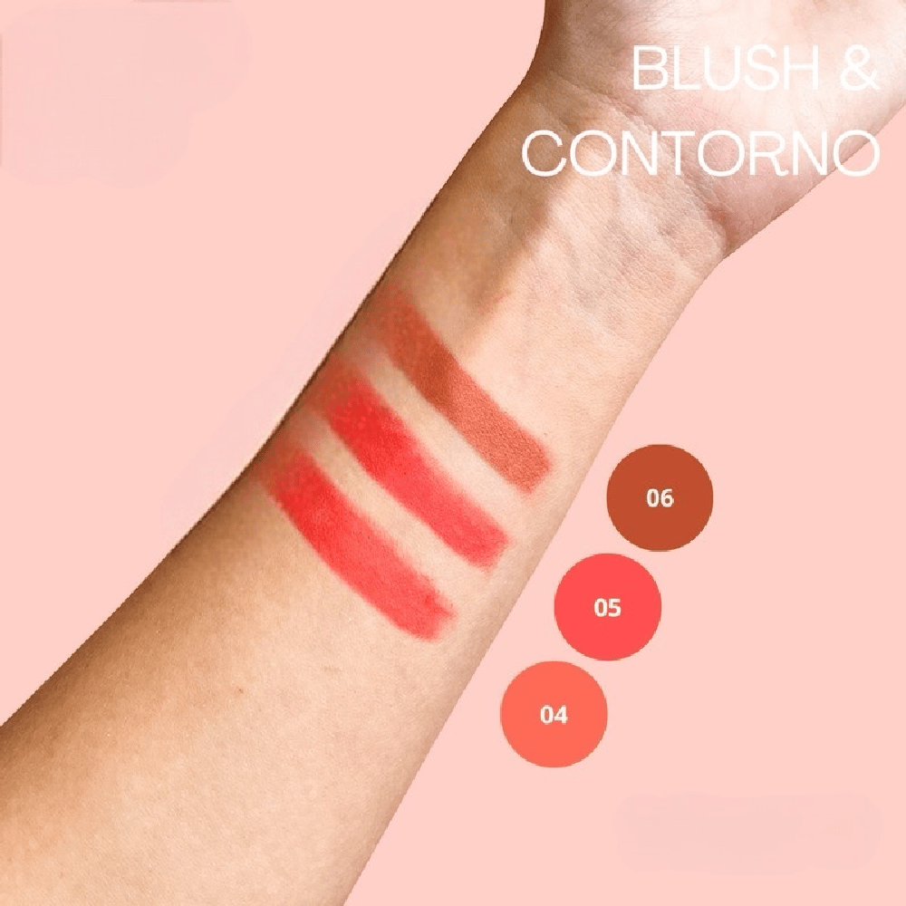 Blush e Contorno Cremoso em Stick Bastão Lua & Neve Sale SHEIN Brasil