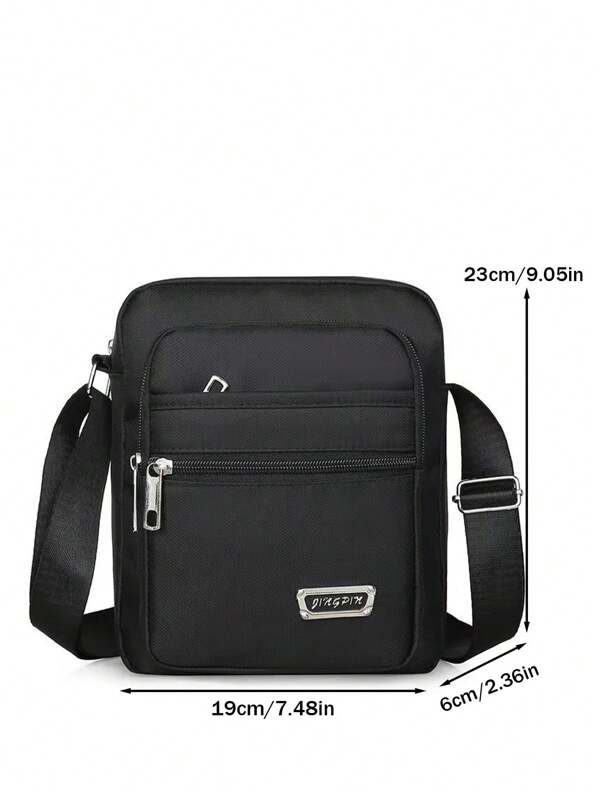 Men'S Fashion Crossbody Bag, Waterproof Shoulder Bag, Large Capacity