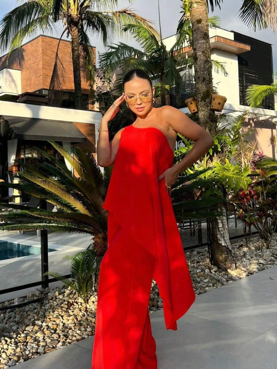 Women Two-Piece Outfits - Rojo - Ver 1