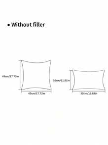 1入灰色沙發裝飾靠墊套 - 灰色 - 查看 4