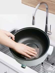 25入組耐磨碗布、煎鍋布、洗碗布、清潔布 - 灰色 - 查看 5